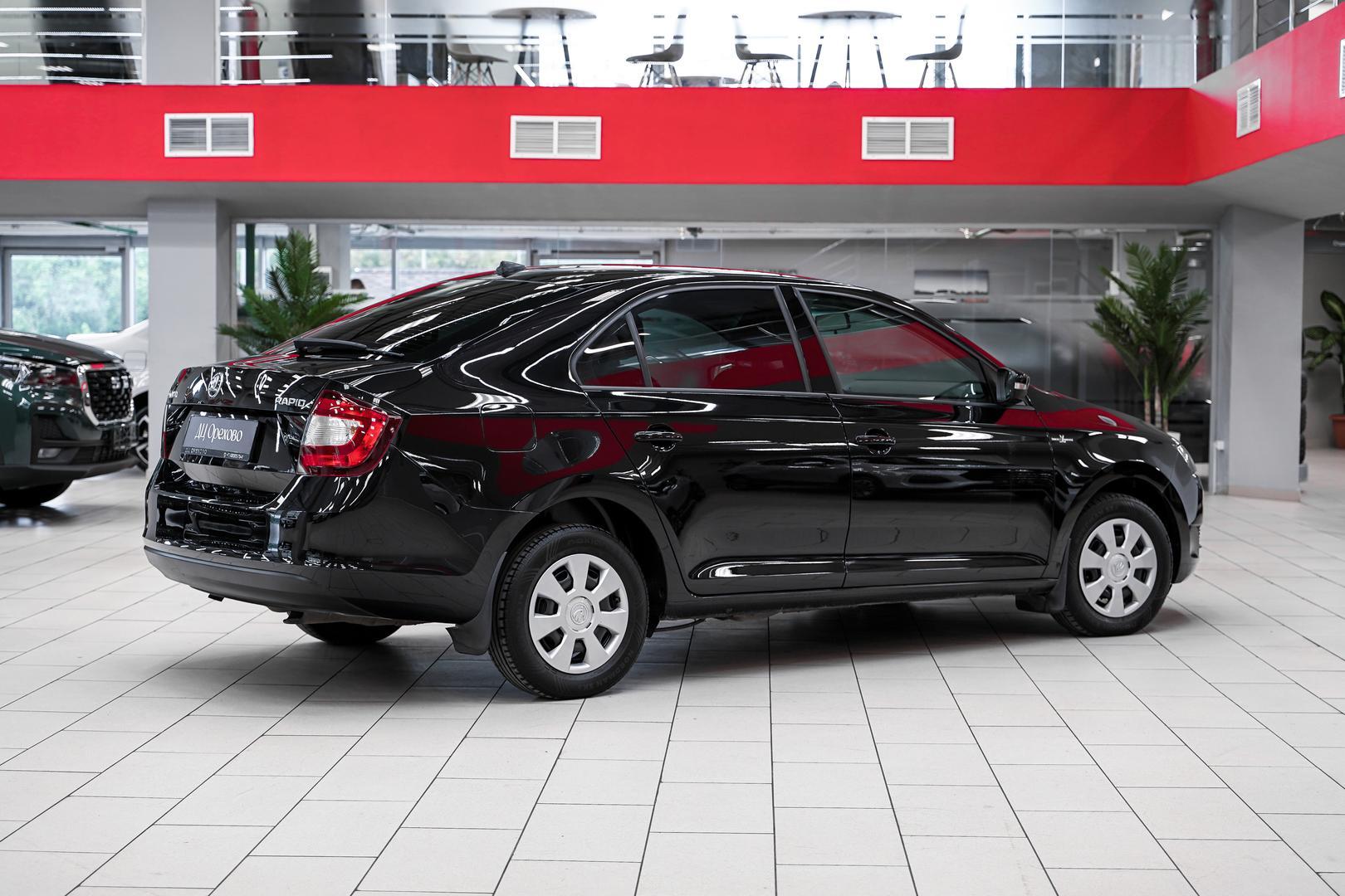 Skoda Rapid 2019, черный, ДЦ Орехово