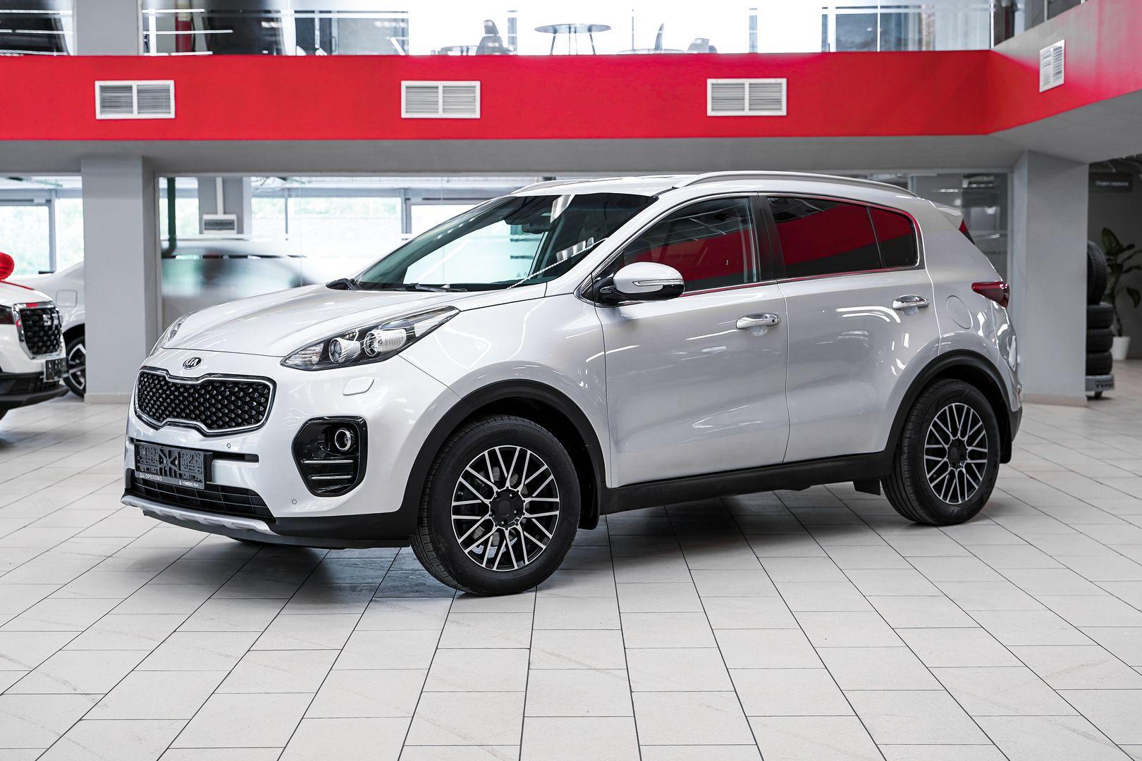 Kia Sportage 2018, серебряный, ДЦ Орехово