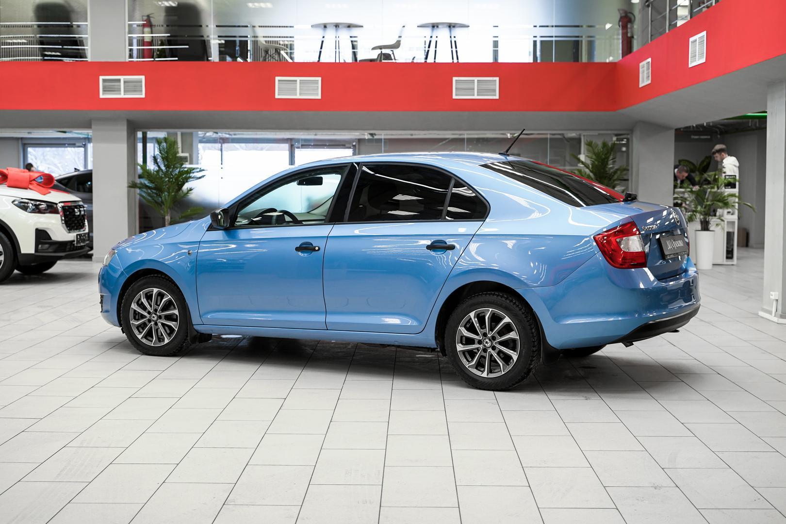 Skoda Rapid 2016, синий, ДЦ Орехово