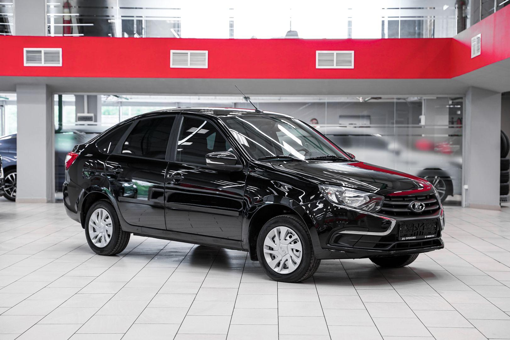 LADA (ВАЗ) Granta 2024, черный, ДЦ Орехово