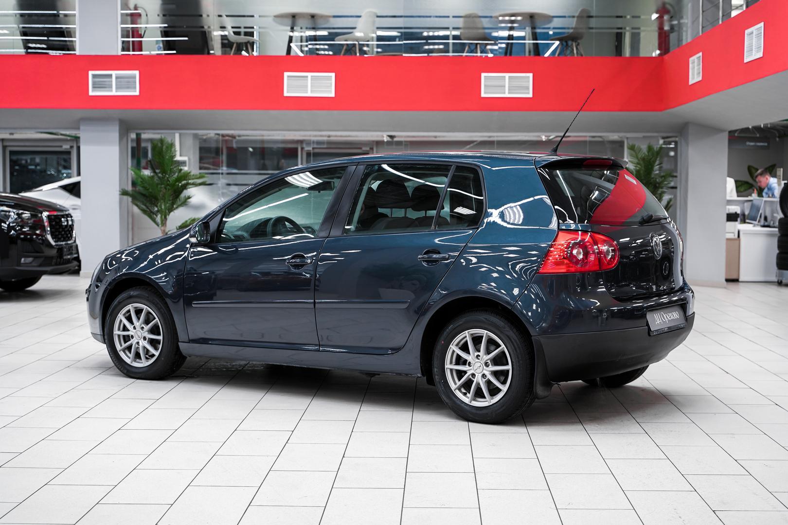 Volkswagen Golf 2008, синий, ДЦ Орехово