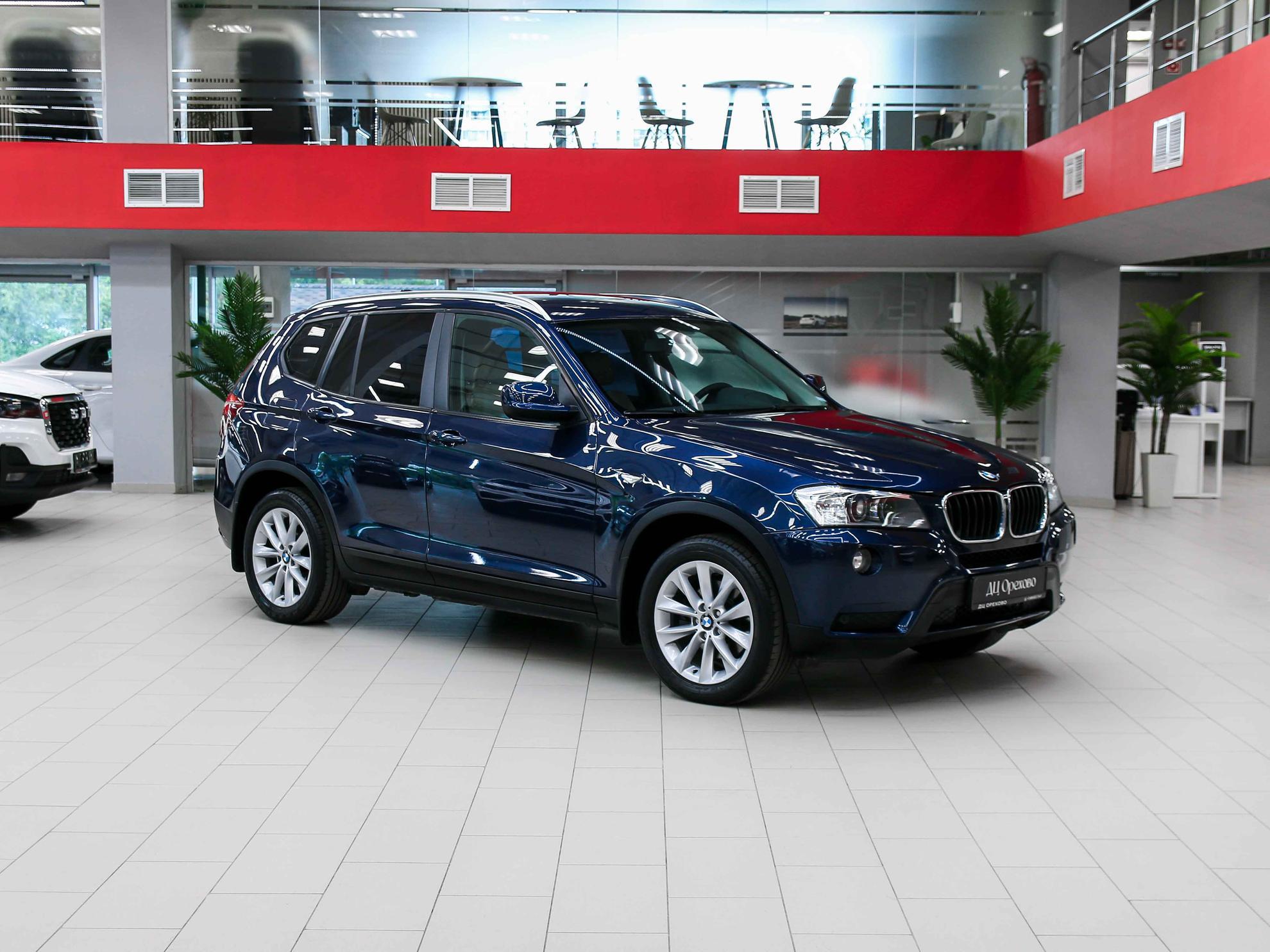 BMW X3 2013, синий, ДЦ Орехово