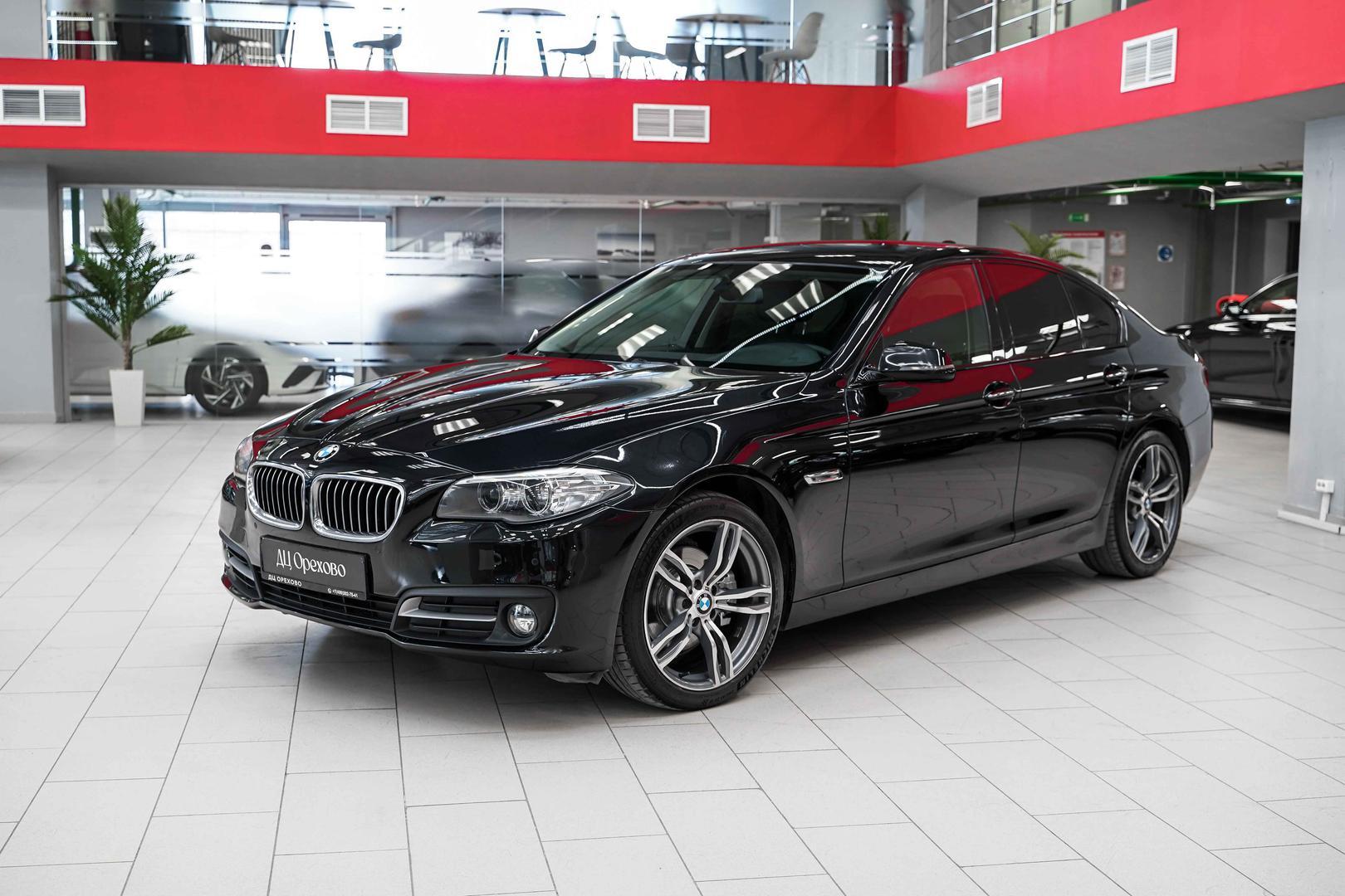 BMW 5 серии 2015, черный, ДЦ Орехово
