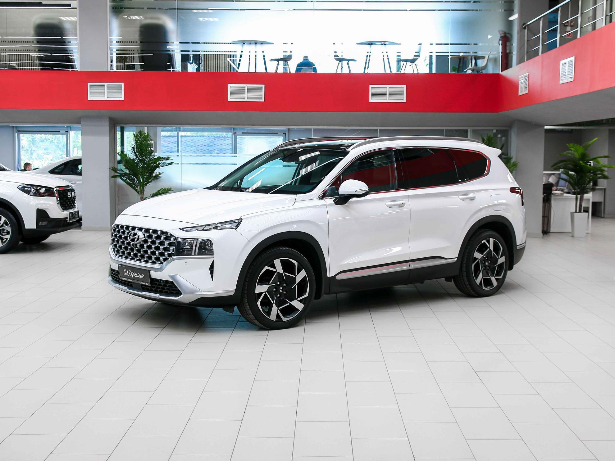 Hyundai Santa Fe 2021, белый, ДЦ Орехово