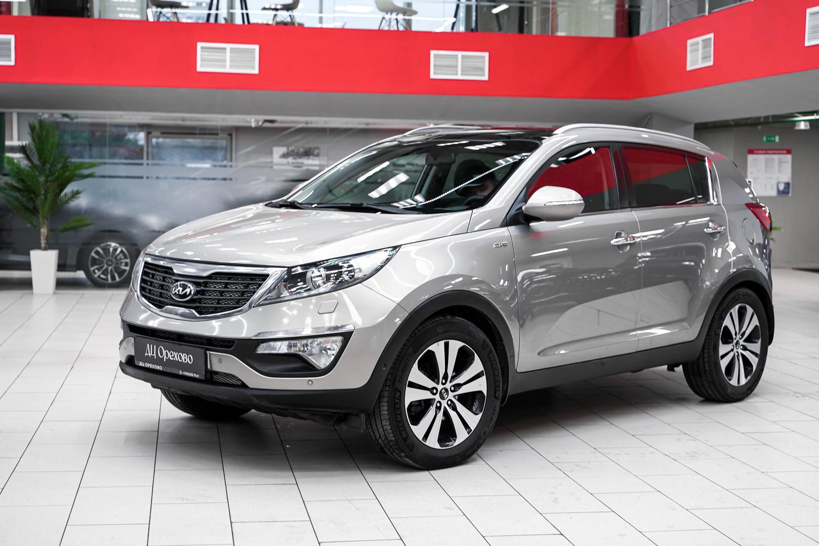 Kia Sportage 2013, серебряный, ДЦ Орехово