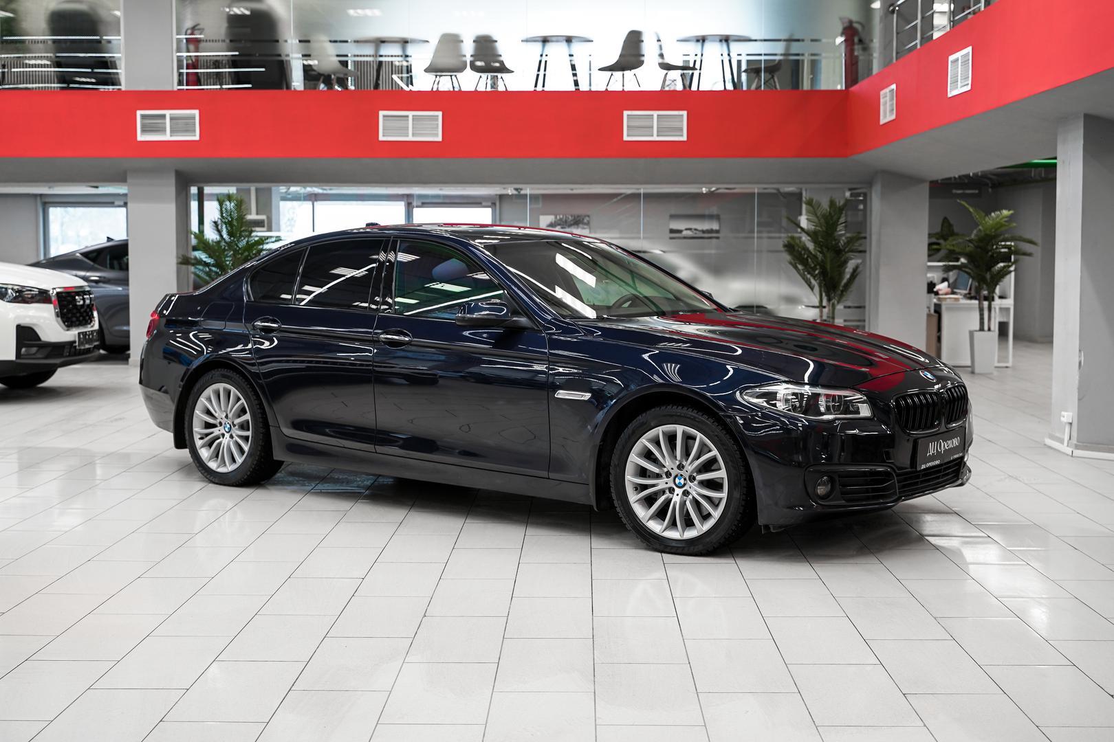 BMW 5 серии 2014, синий, ДЦ Орехово