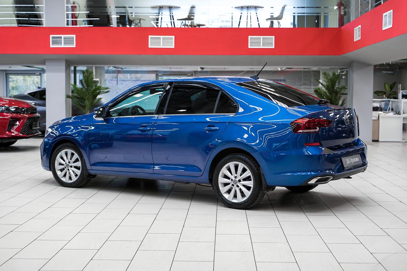 Volkswagen Polo 2021, синий, ДЦ Орехово