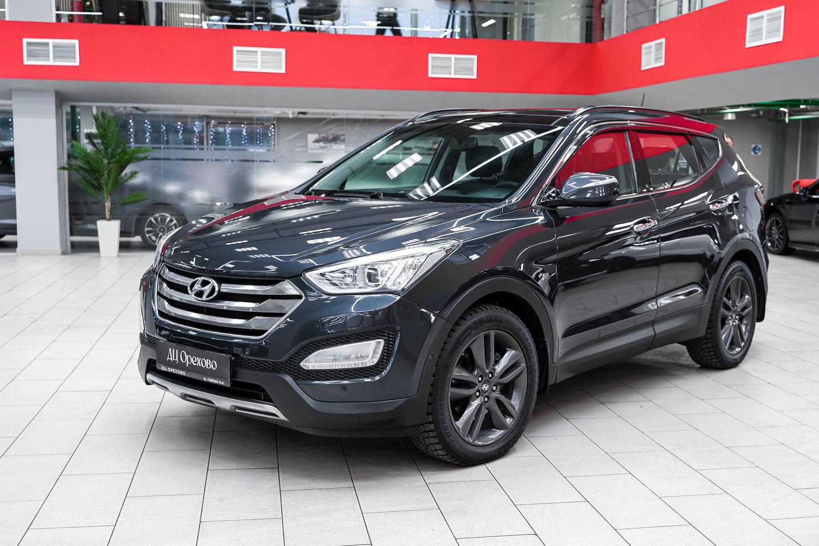 Hyundai Santa Fe 2013, синий, ДЦ Орехово