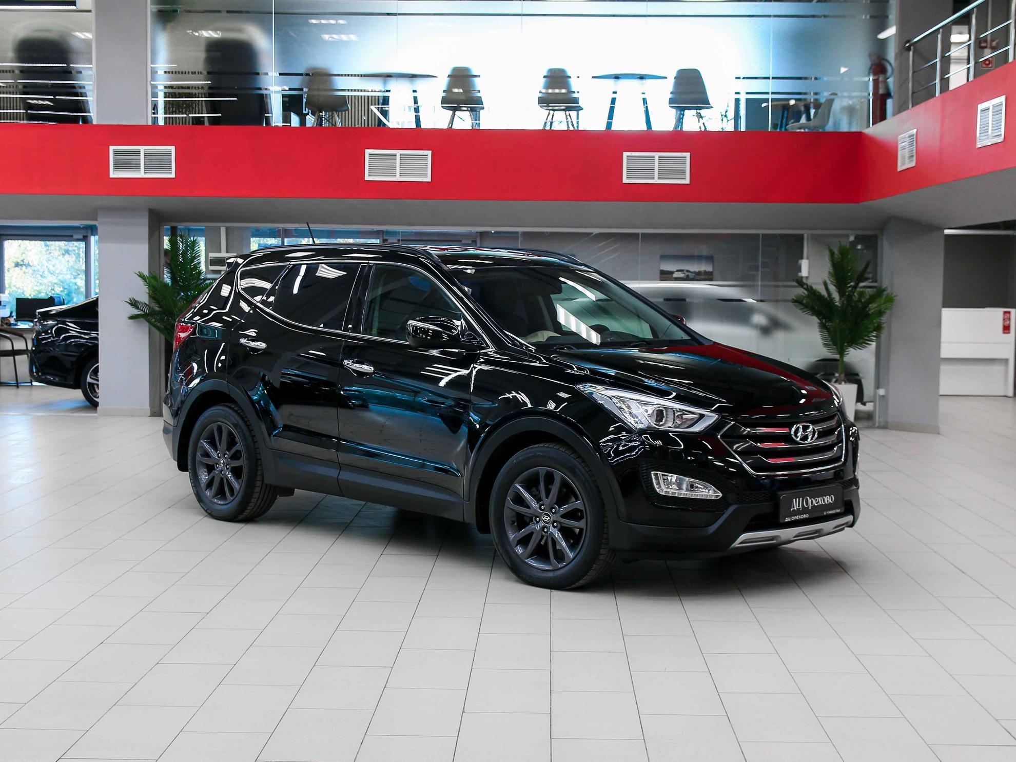 Hyundai Santa Fe 2014, черный, ДЦ Орехово
