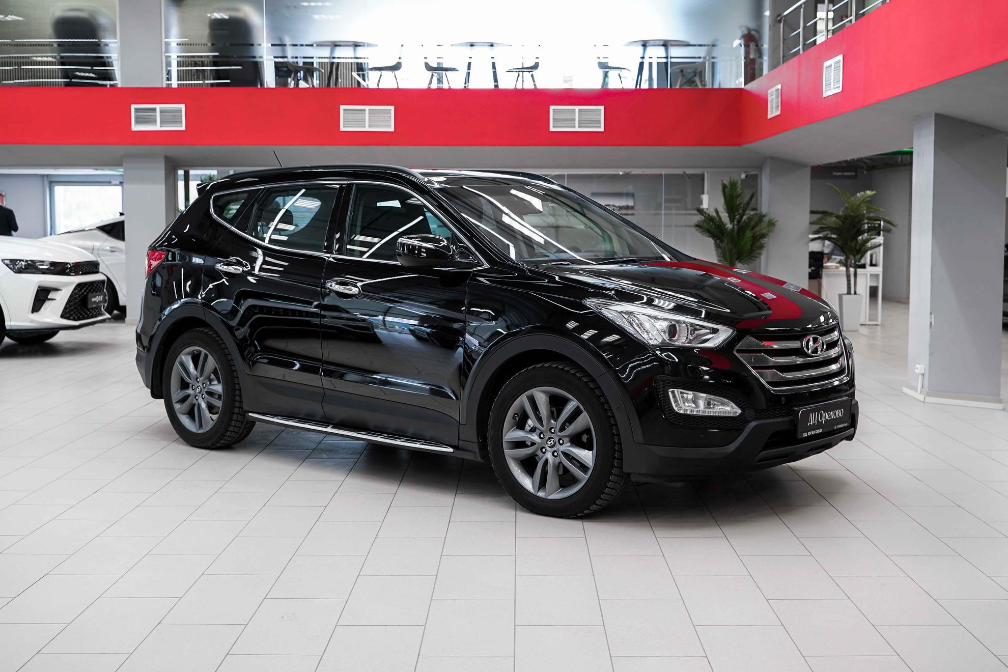Hyundai Santa Fe 2013, черный, ДЦ Орехово