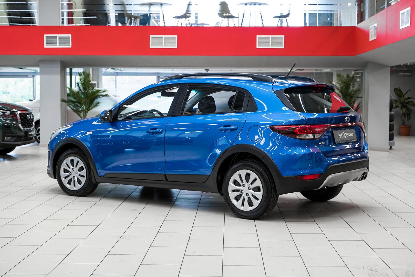 Kia Rio X-Line 2020, синий, ДЦ Орехово
