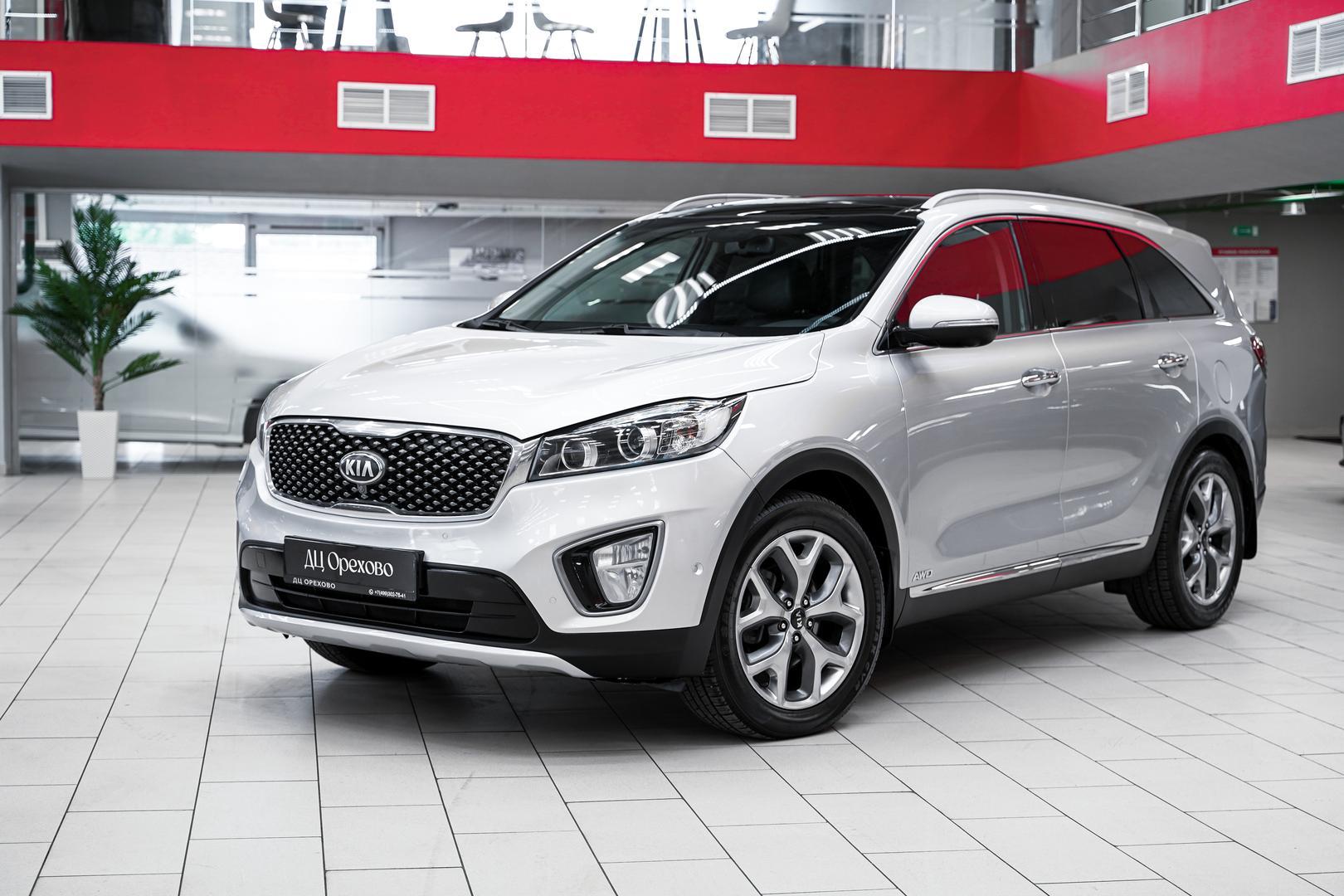 Kia Sorento 2016, серебряный, ДЦ Орехово