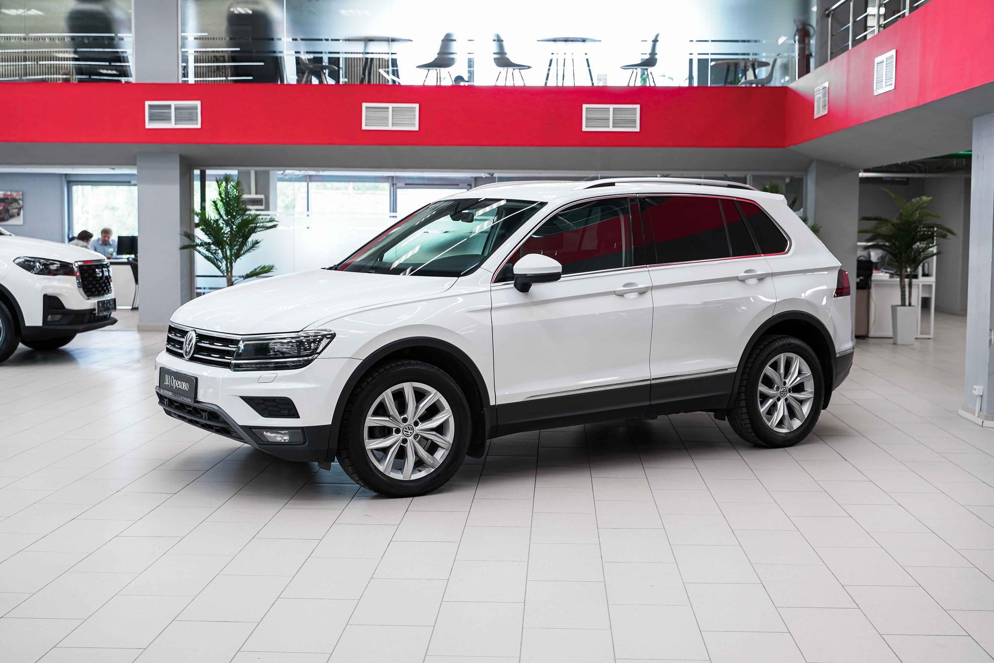 Volkswagen Tiguan 2018, белый, ДЦ Орехово