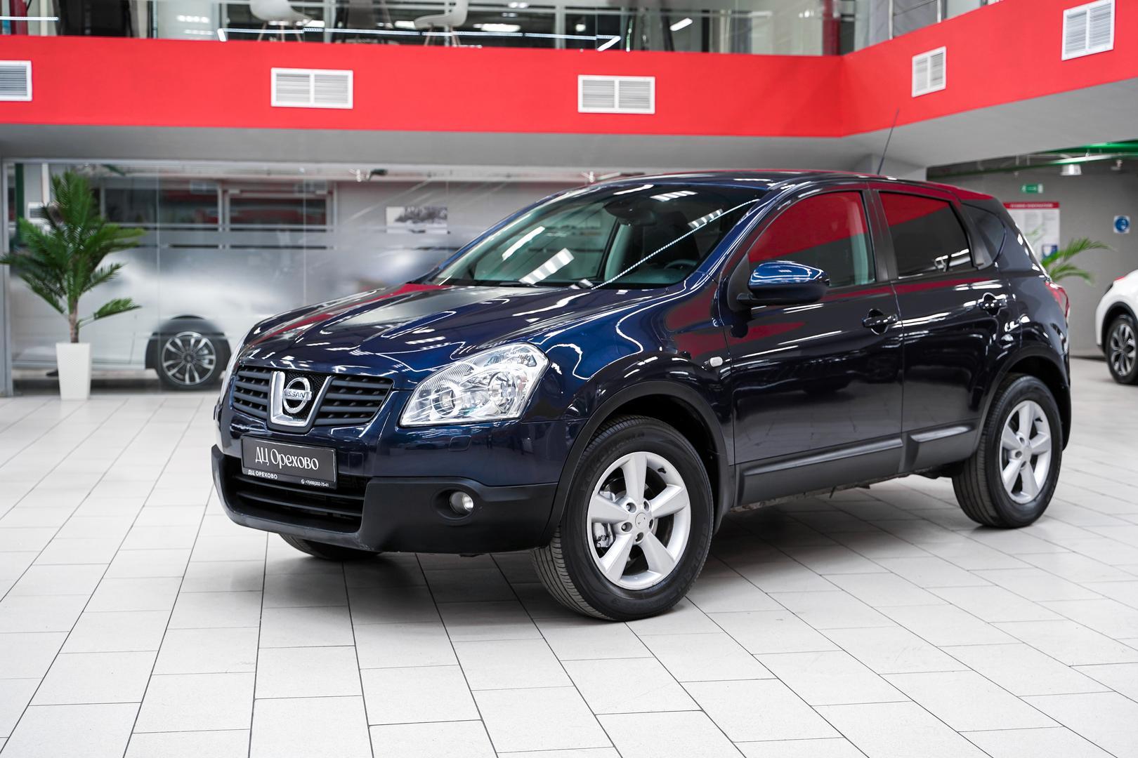 Nissan Qashqai 2008, синий, ДЦ Орехово