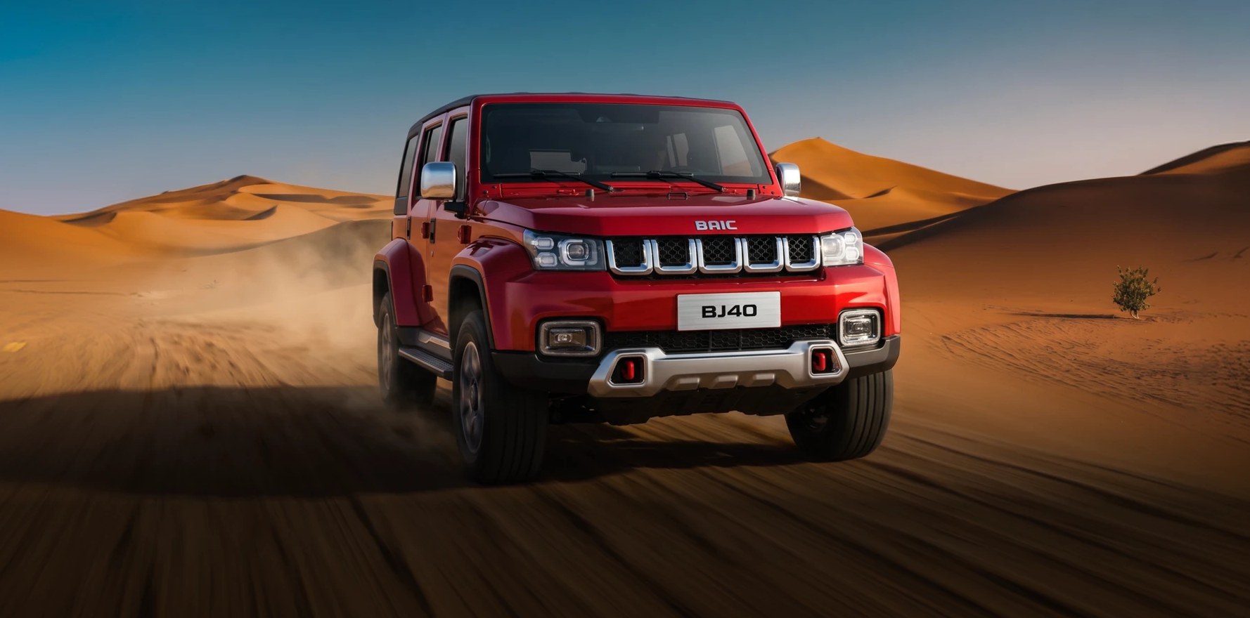BAIC BJ40 в пустыне