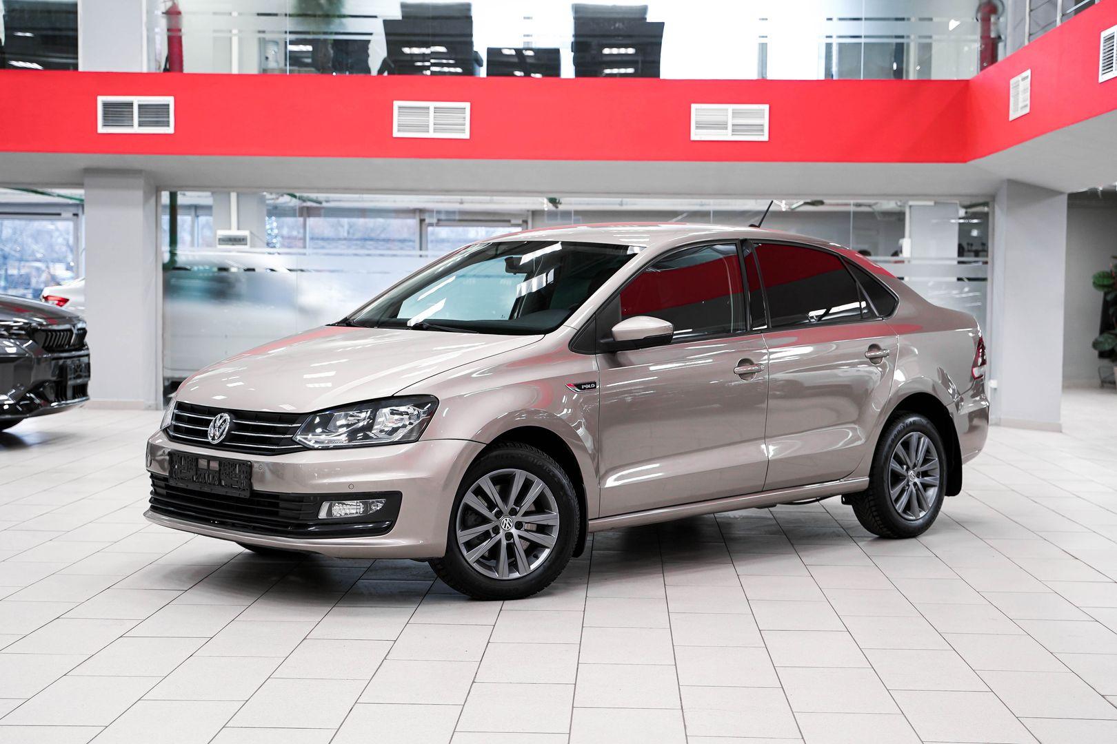 Volkswagen Polo 2019, бежевый, ДЦ Орехово