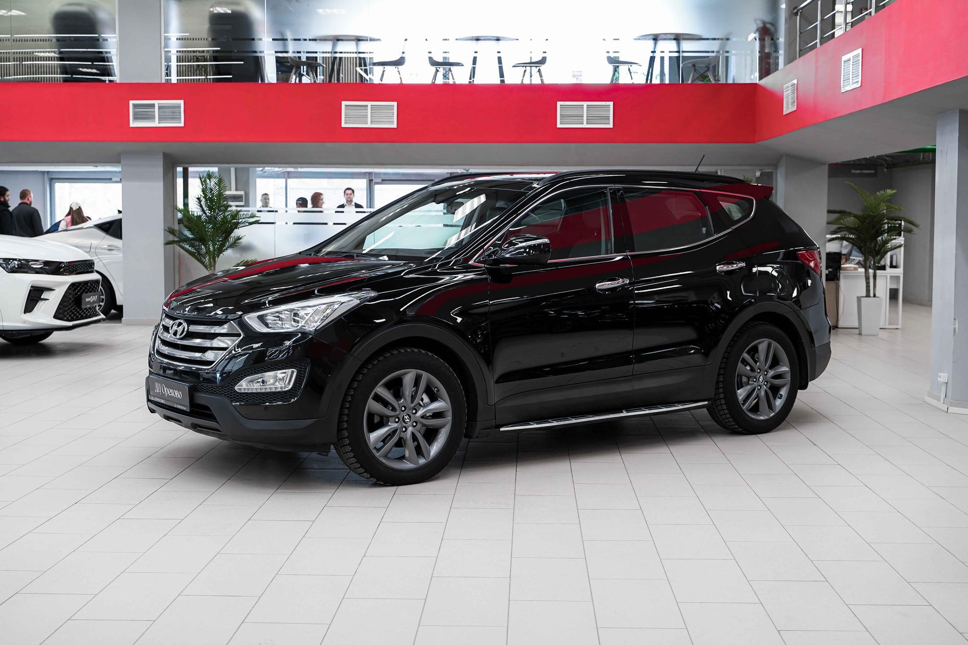 Hyundai Santa Fe 2013, черный, ДЦ Орехово