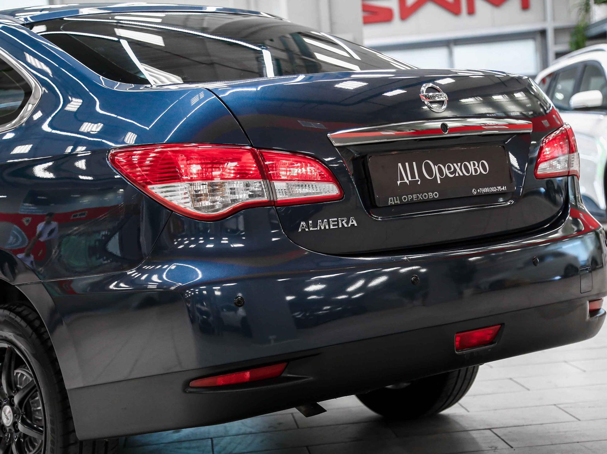 Nissan Almera 2017, синий, ДЦ Орехово
