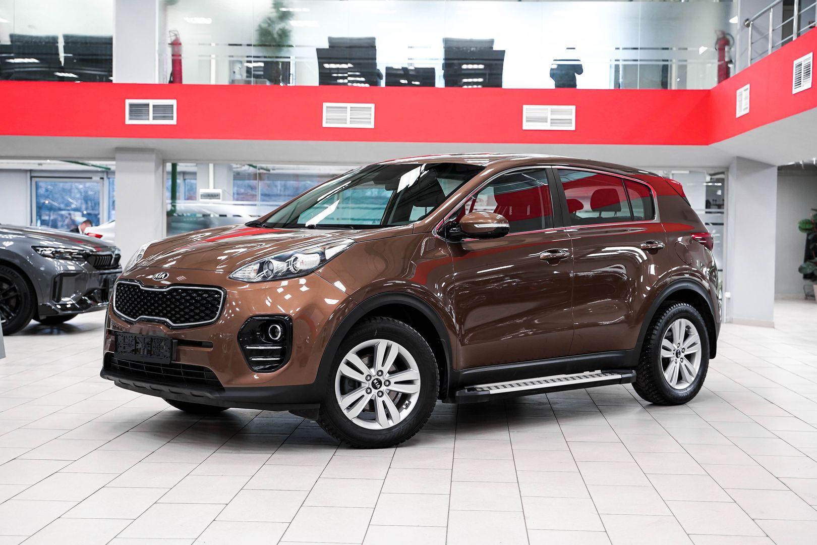 Kia Sportage 2017, коричневый, ДЦ Орехово