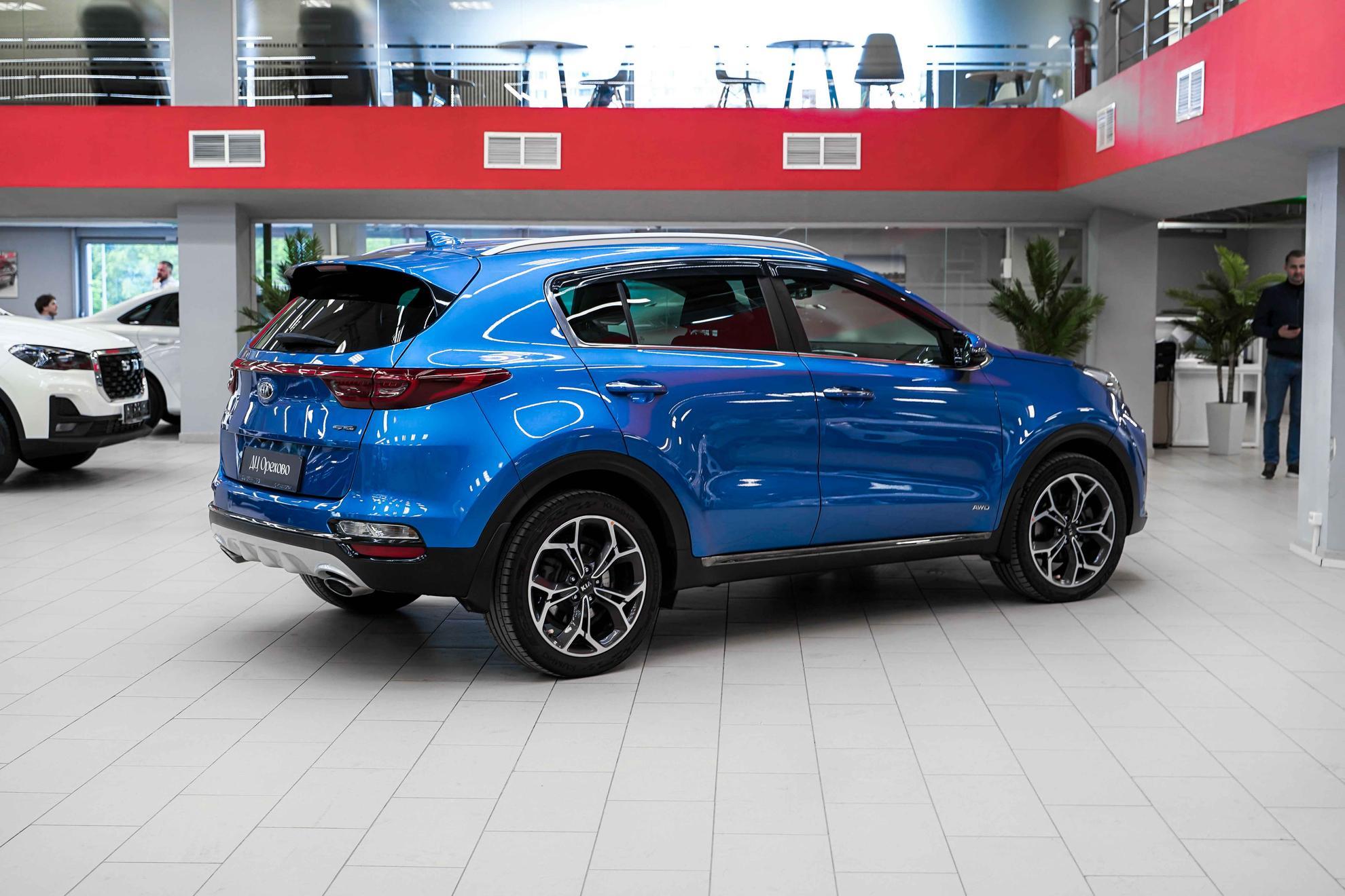 Kia Sportage 2018, синий, ДЦ Орехово