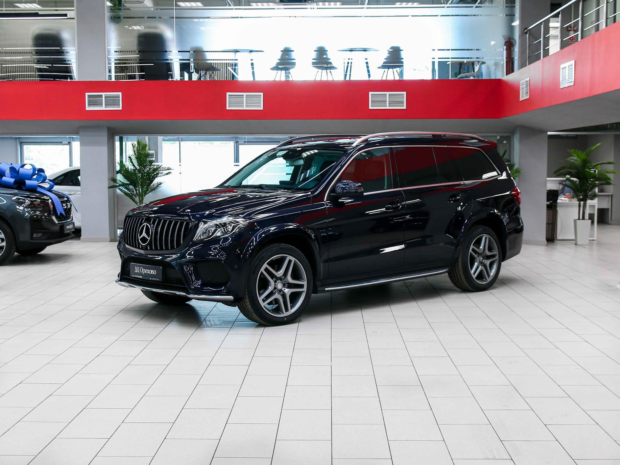 Mercedes-Benz GLS 2016, синий, ДЦ Орехово