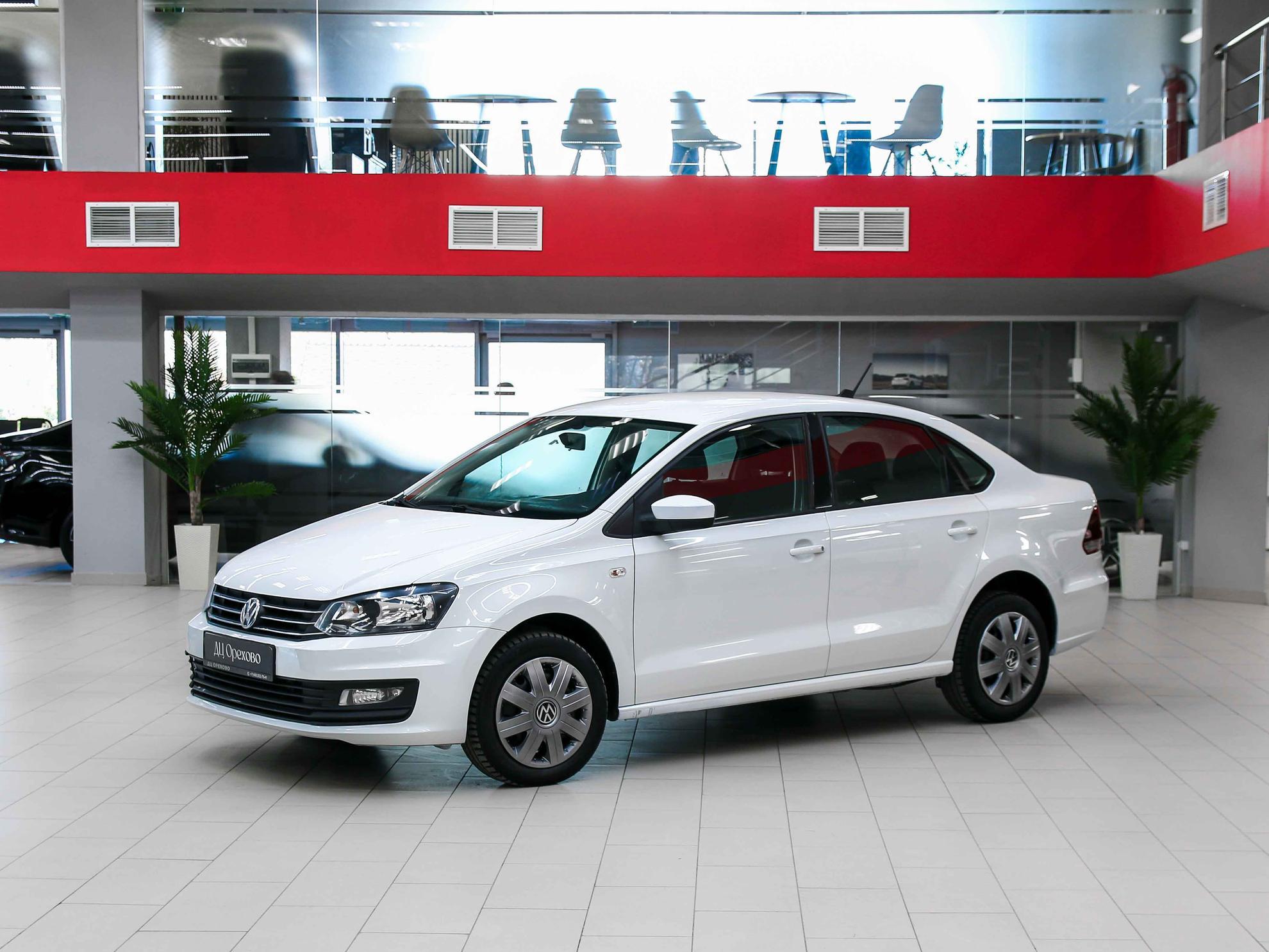 Volkswagen Polo 2019, белый, ДЦ Орехово