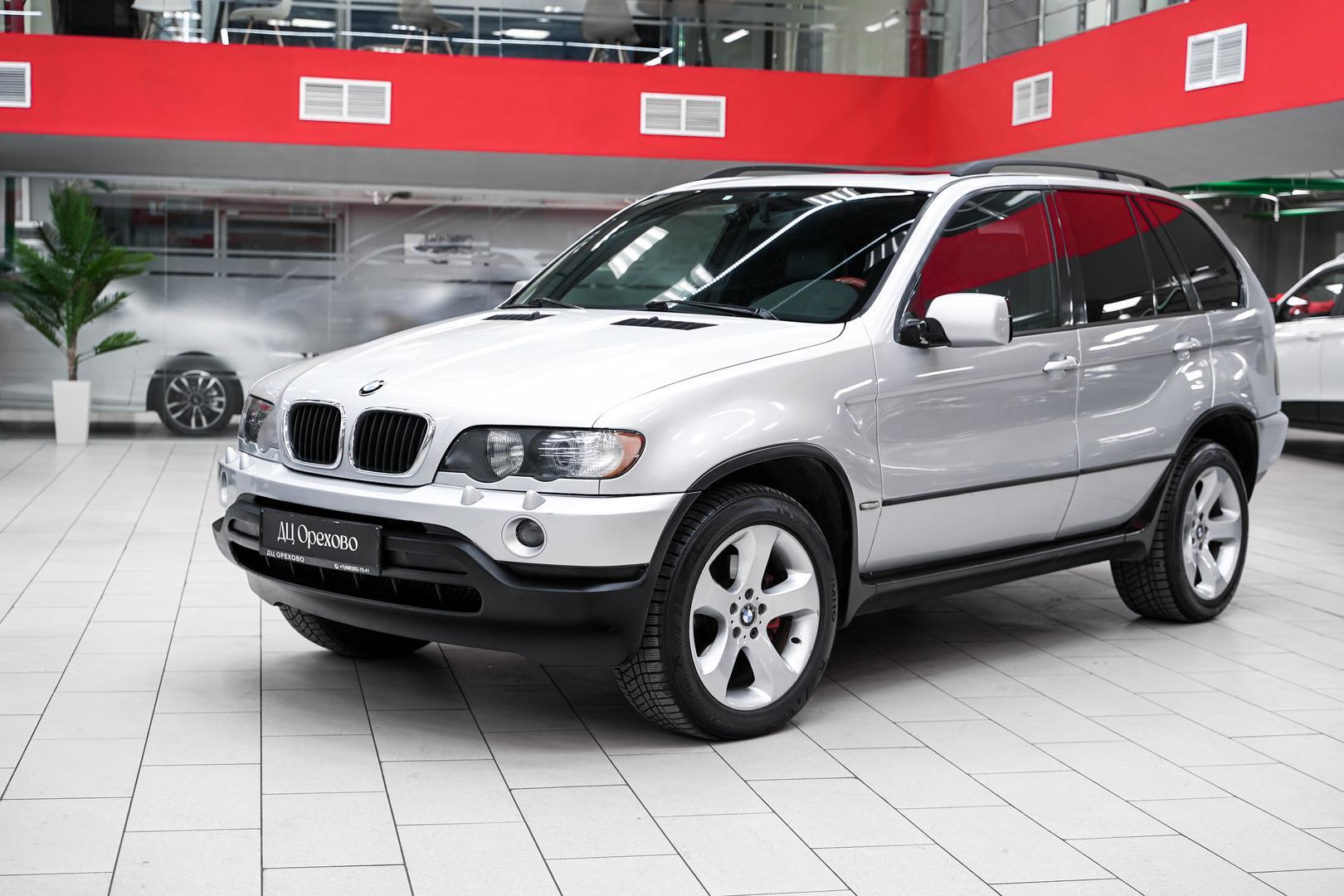 BMW X5 2002, серебряный, ДЦ Орехово