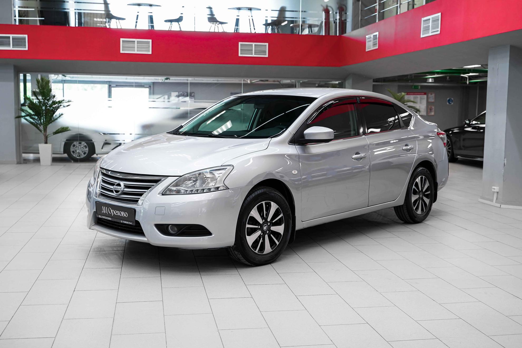 Nissan Sentra 2014, серебряный, ДЦ Орехово