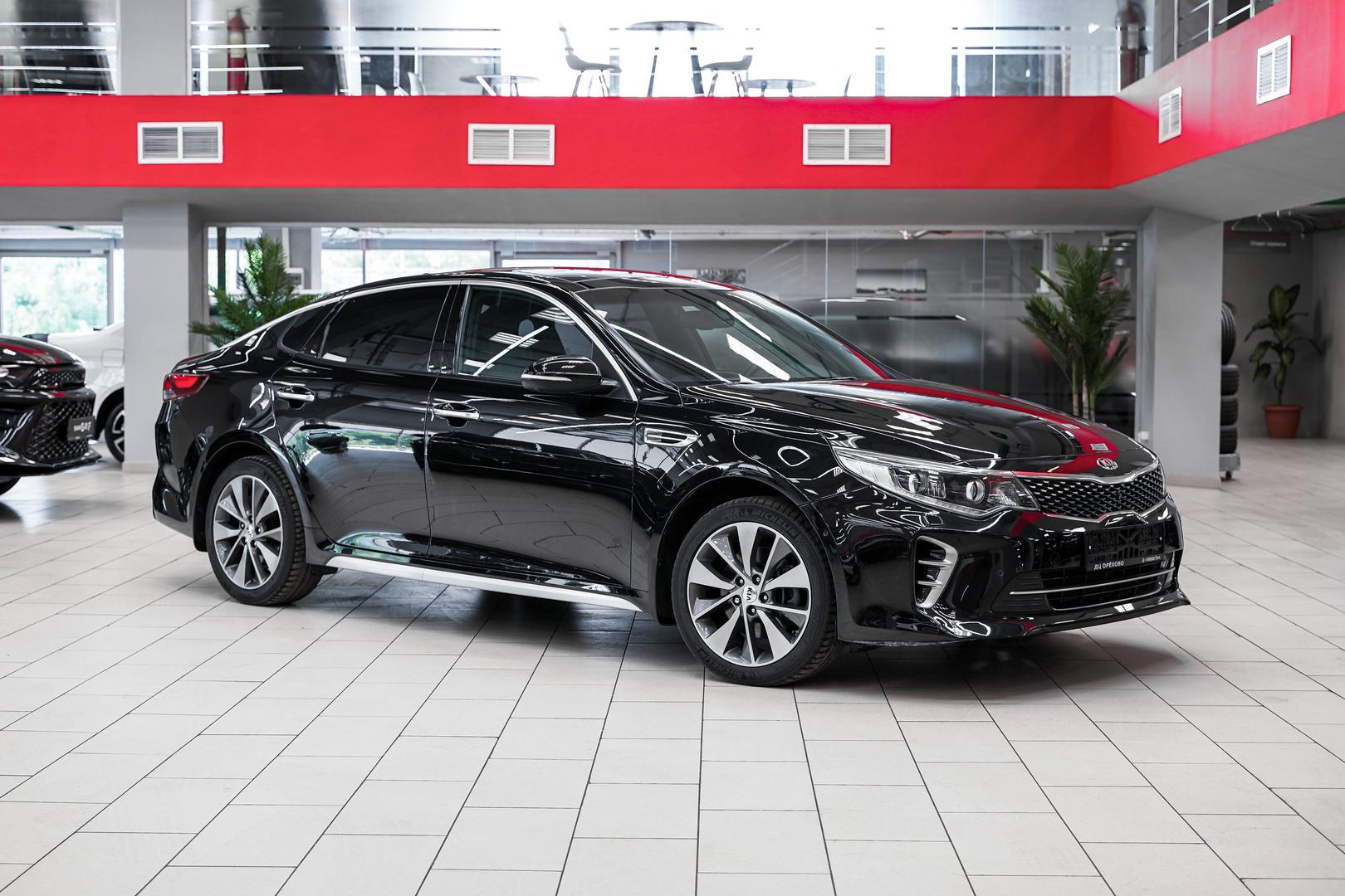 Kia Optima 2017, черный, ДЦ Орехово