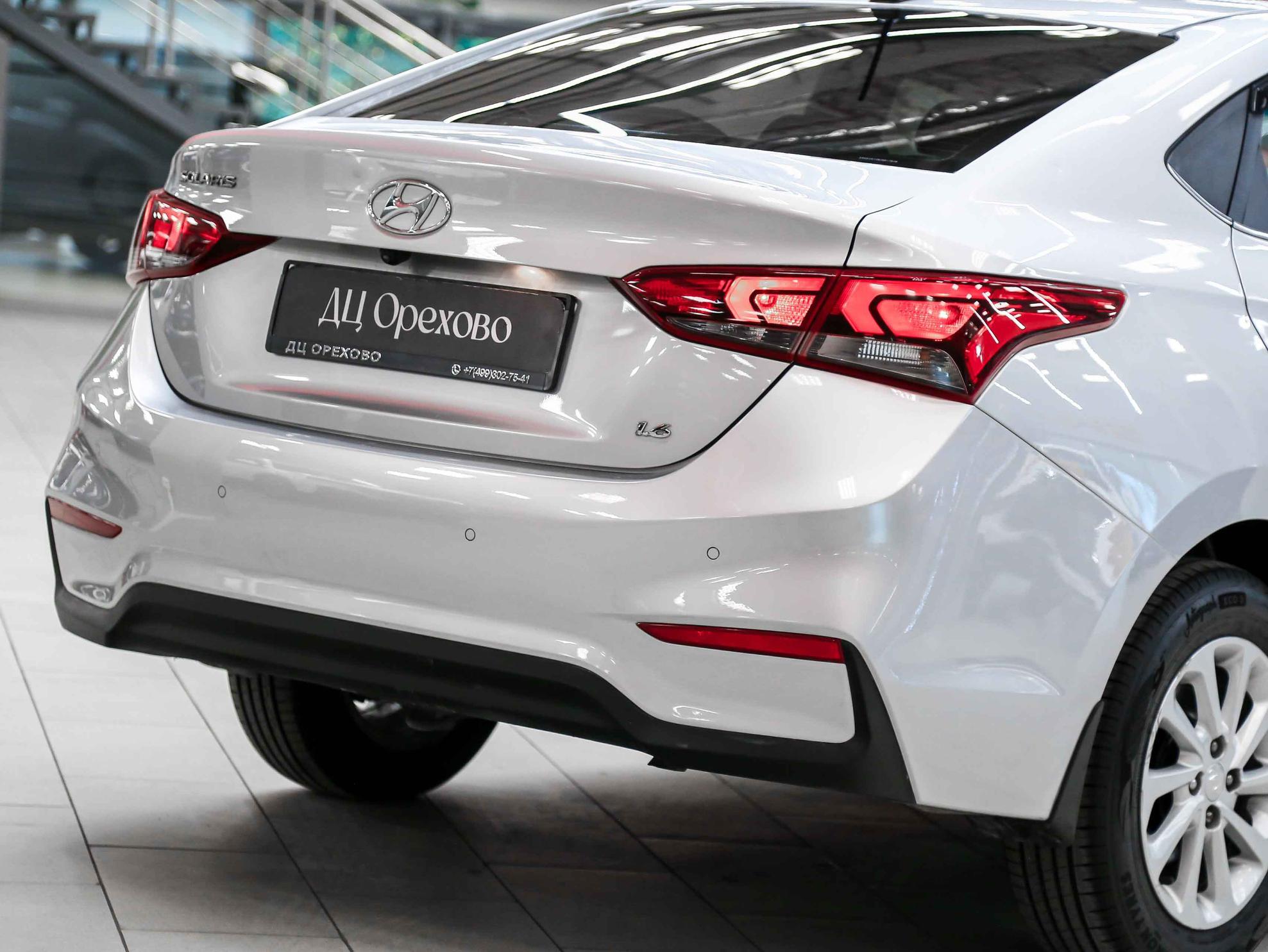 Hyundai Solaris 2017, серебряный, ДЦ Орехово