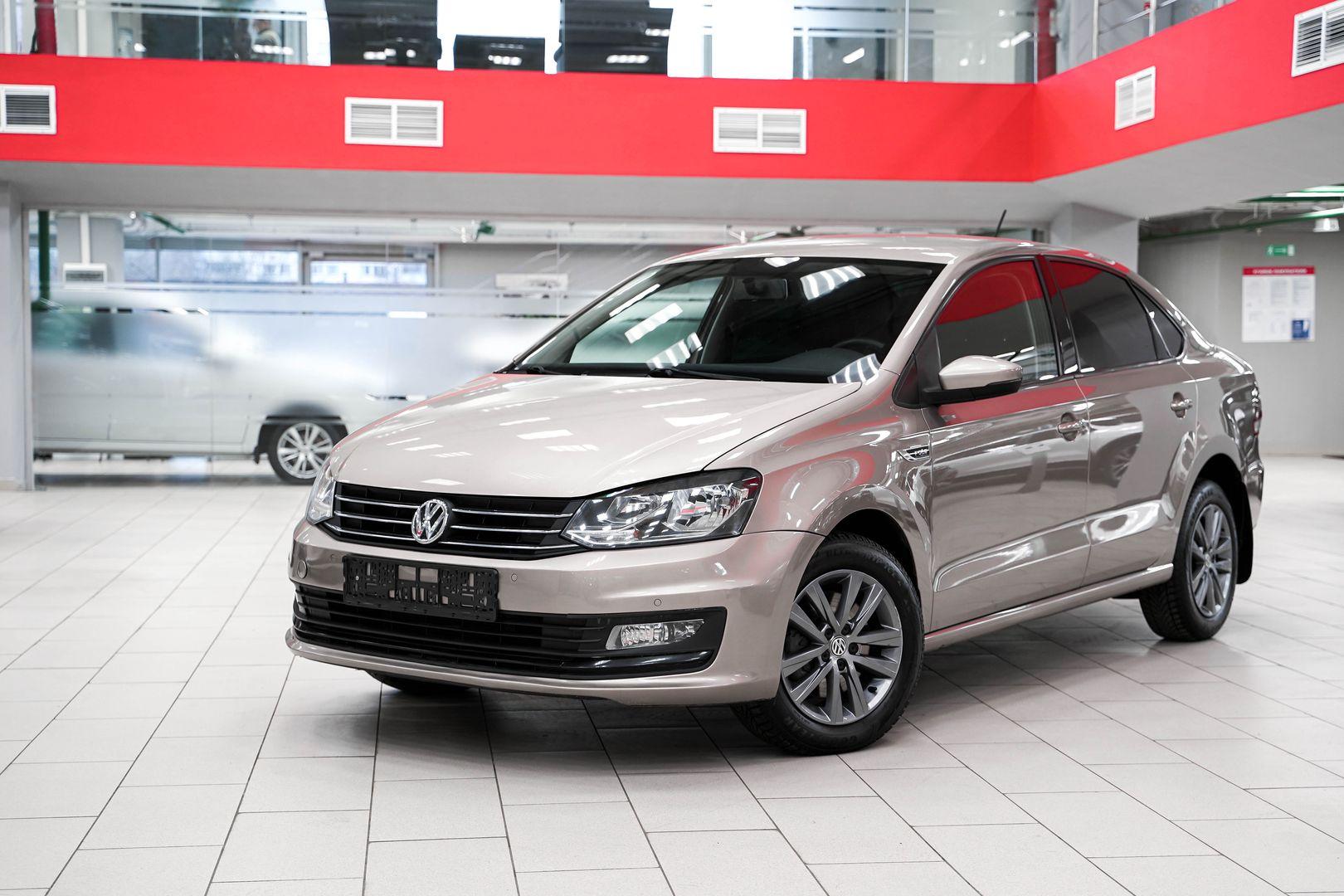 Volkswagen Polo 2019, бежевый, ДЦ Орехово