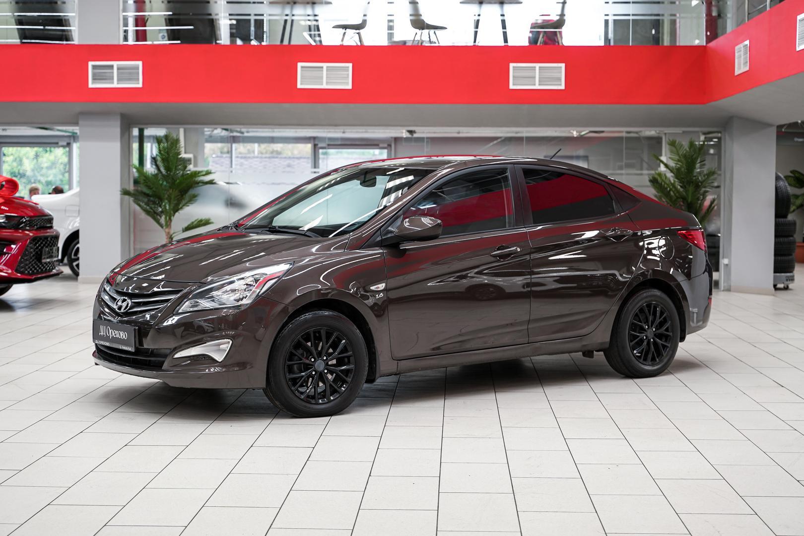 Hyundai Solaris 2014, коричневый, ДЦ Орехово
