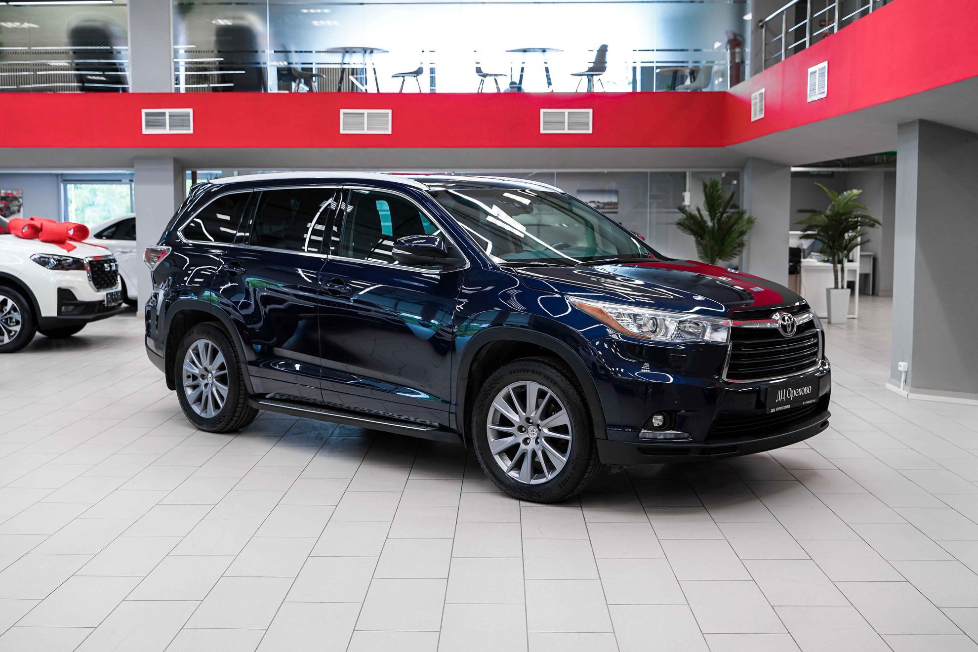 Toyota Highlander 2014, синий, ДЦ Орехово