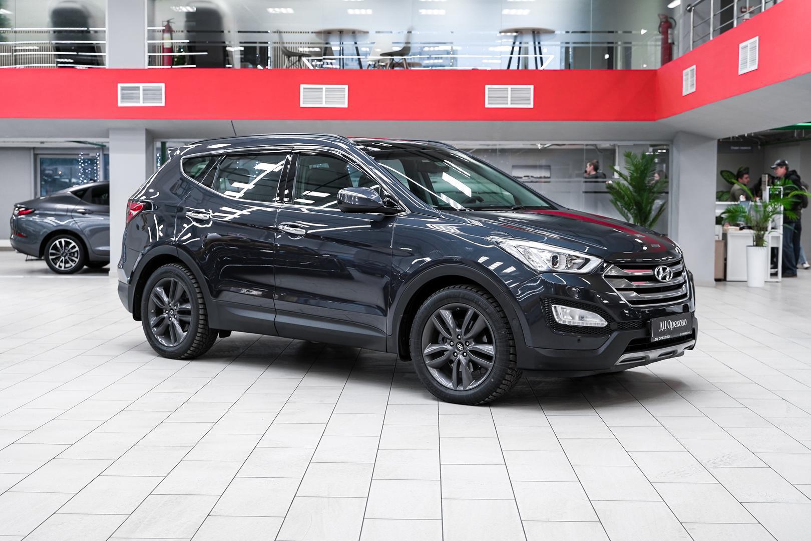 Hyundai Santa Fe 2013, синий, ДЦ Орехово