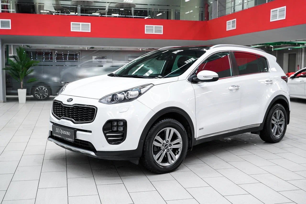 Kia Sportage 2016, белый, ДЦ Орехово