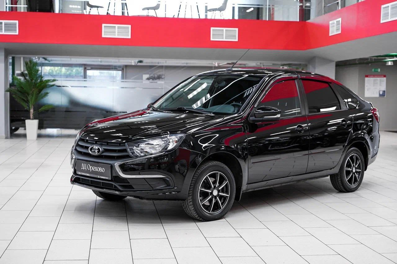 LADA (ВАЗ) Granta 2023, черный, ДЦ Орехово