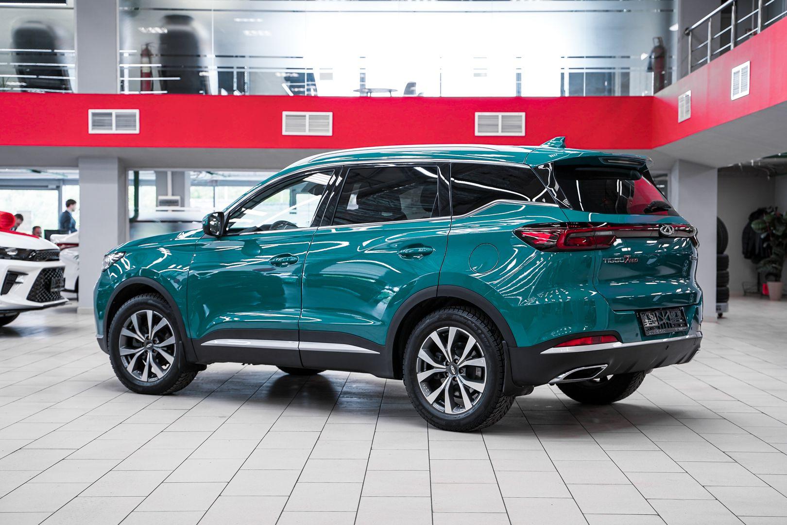Chery Tiggo 7 Pro 2021, зеленый, ДЦ Орехово