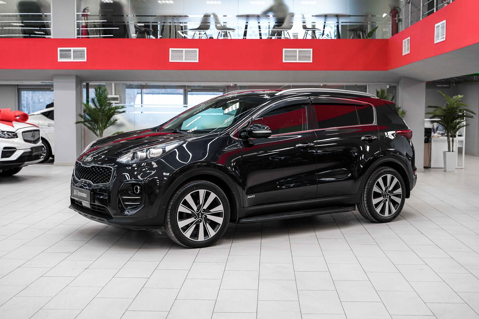 Kia Sportage 2016, черный, ДЦ Орехово