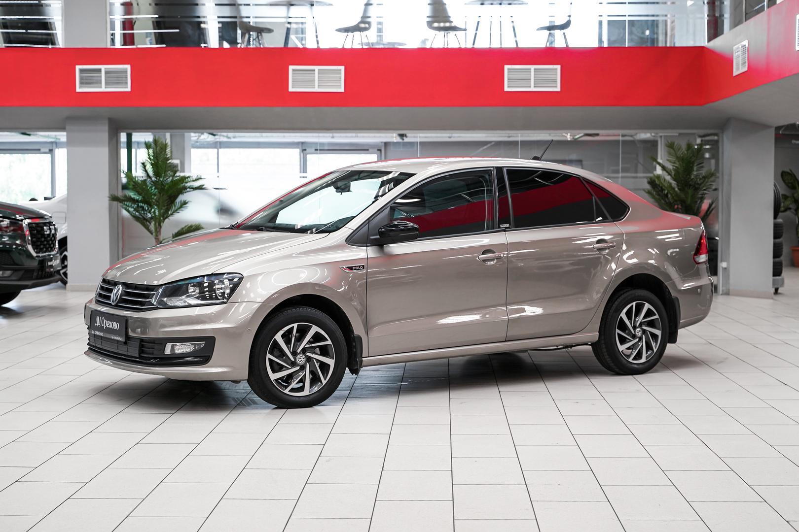 Volkswagen Polo 2017, бежевый, ДЦ Орехово