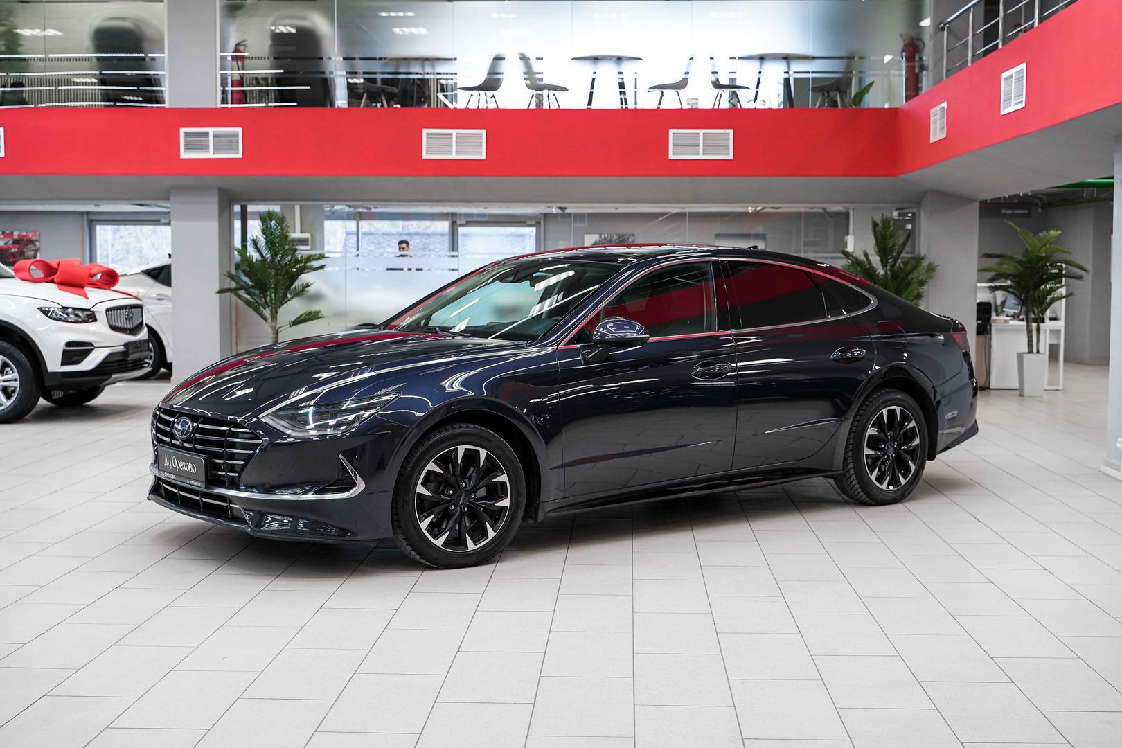 Hyundai Sonata 2019, синий, ДЦ Орехово