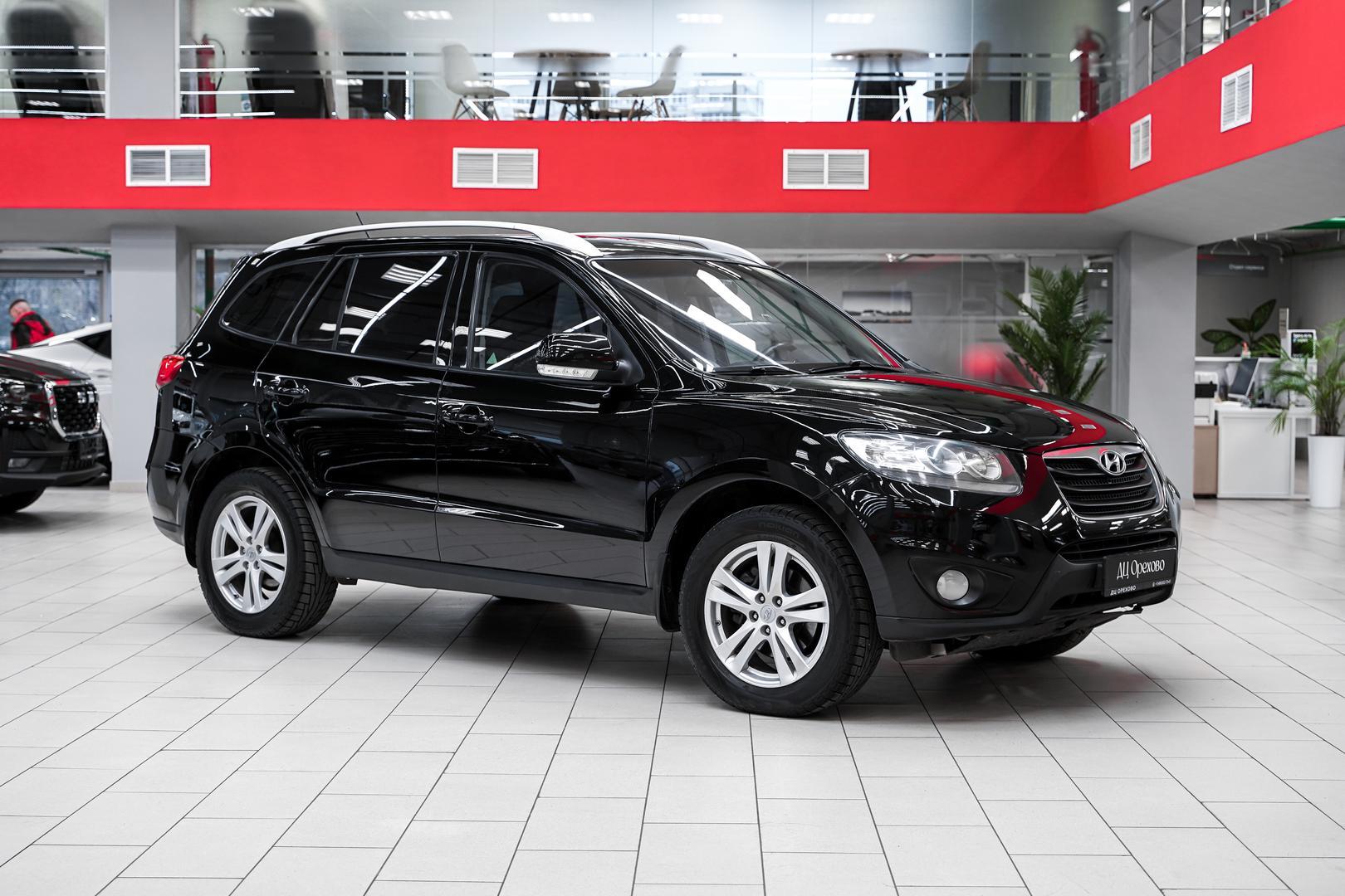 Hyundai Santa Fe 2010, черный, ДЦ Орехово