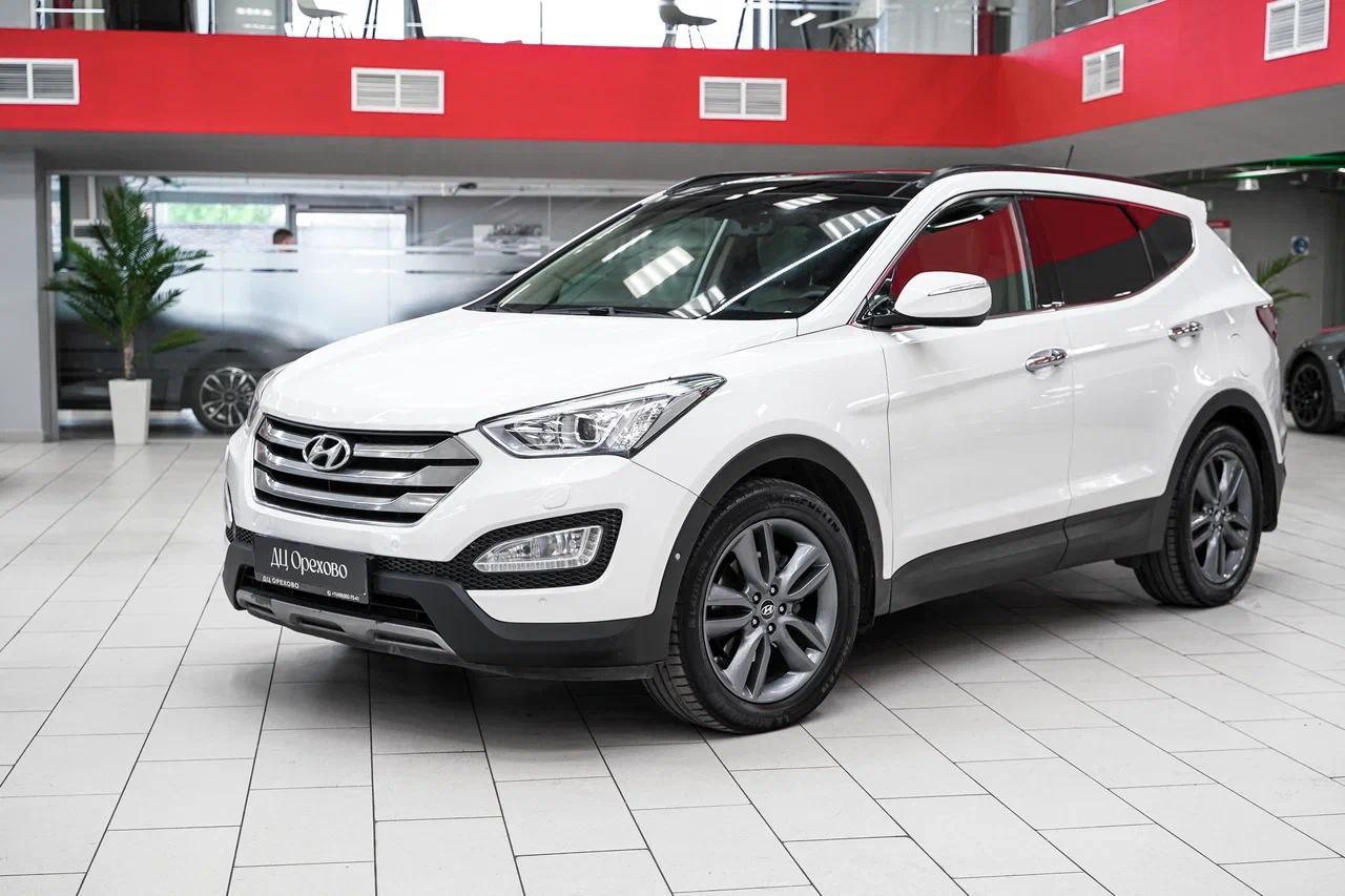 Hyundai Santa Fe 2013, белый, ДЦ Орехово