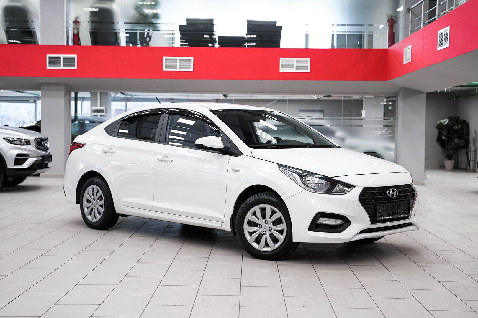 Hyundai Solaris 2019, белый, ДЦ Орехово