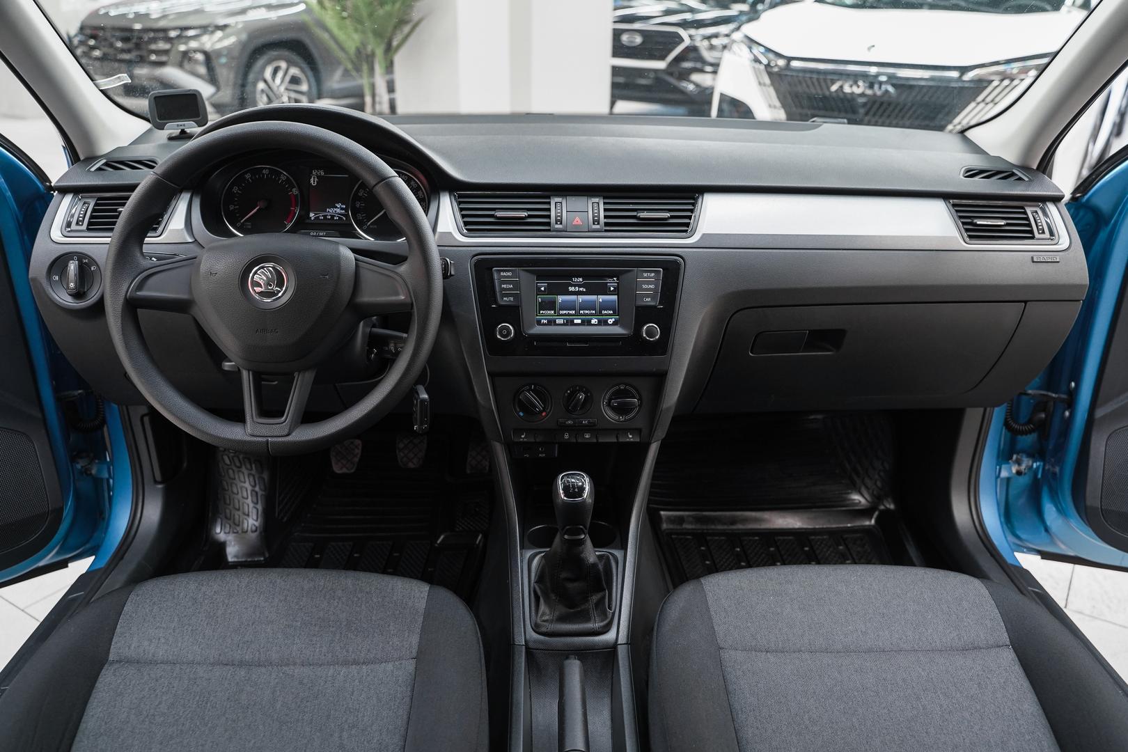 Skoda Rapid 2016, синий, ДЦ Орехово
