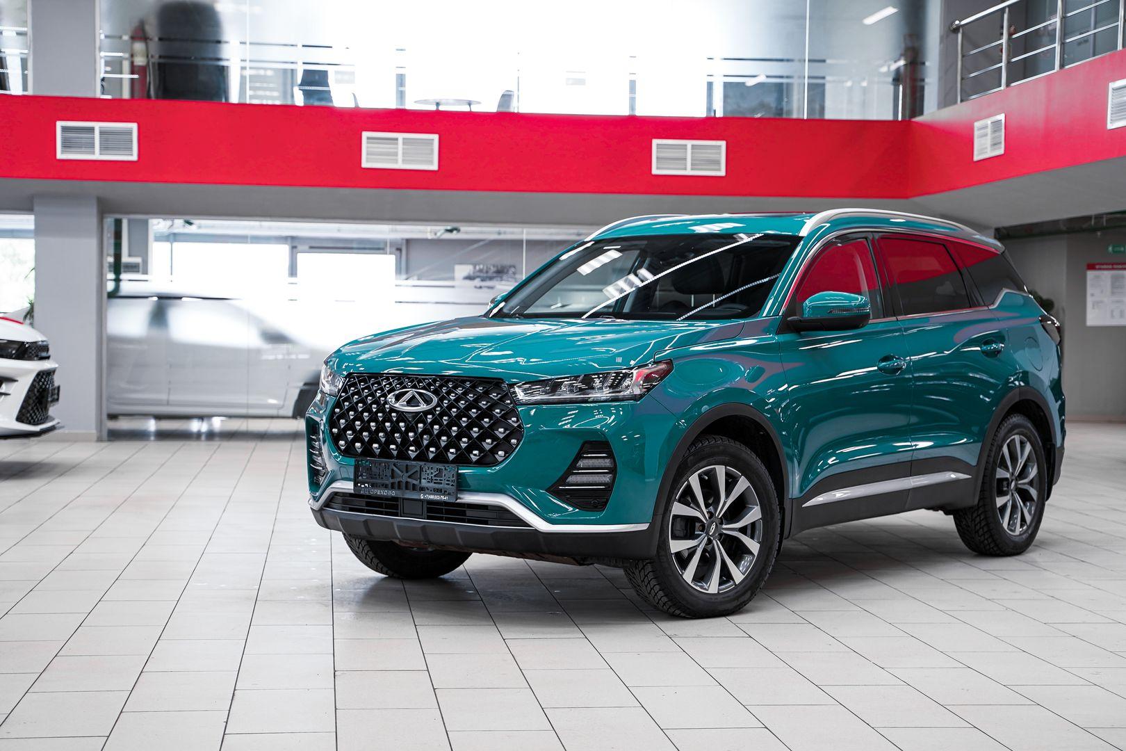 Chery Tiggo 7 Pro 2021, зеленый, ДЦ Орехово