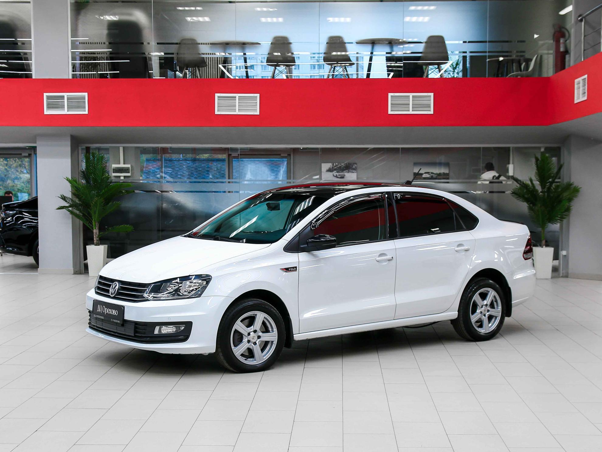 Volkswagen Polo 2019, белый, ДЦ Орехово