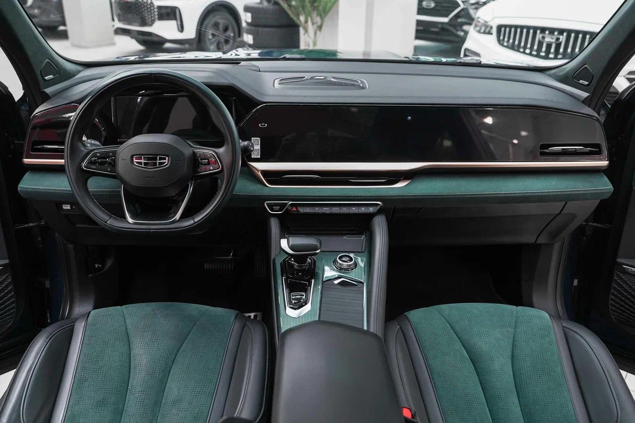 Geely Monjaro 2023, зеленый, ДЦ Орехово