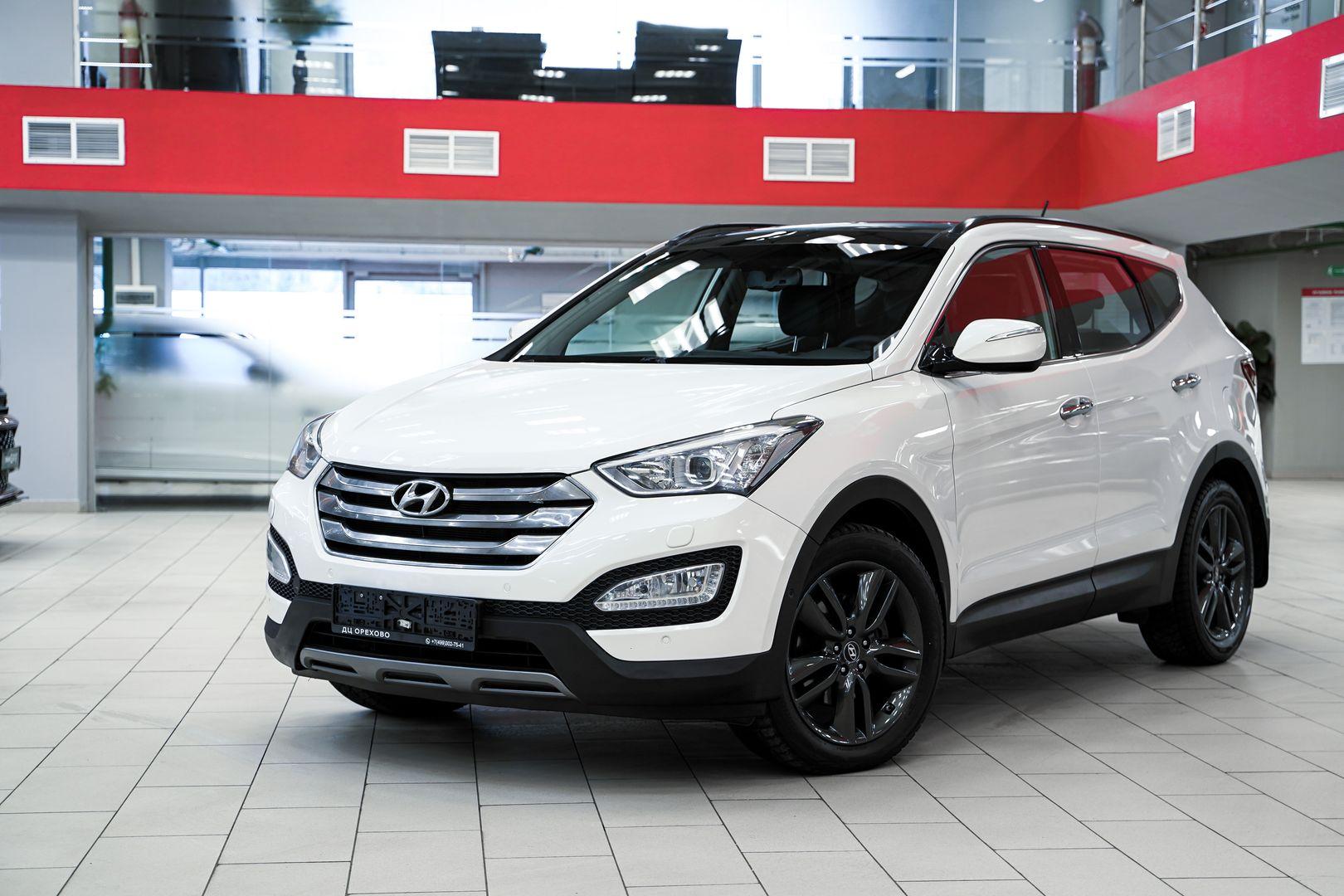 Hyundai Santa Fe 2013, белый, ДЦ Орехово