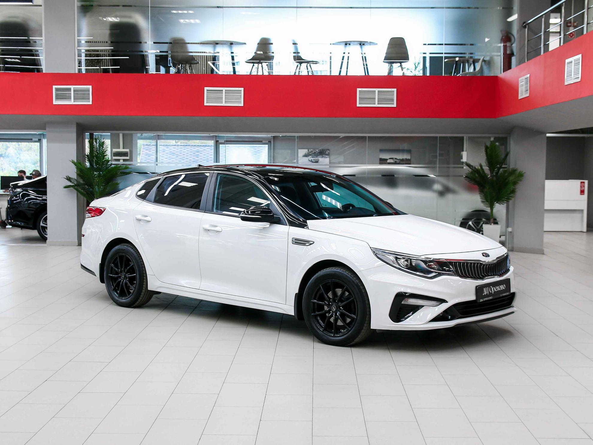 Kia Optima 2019, белый, ДЦ Орехово