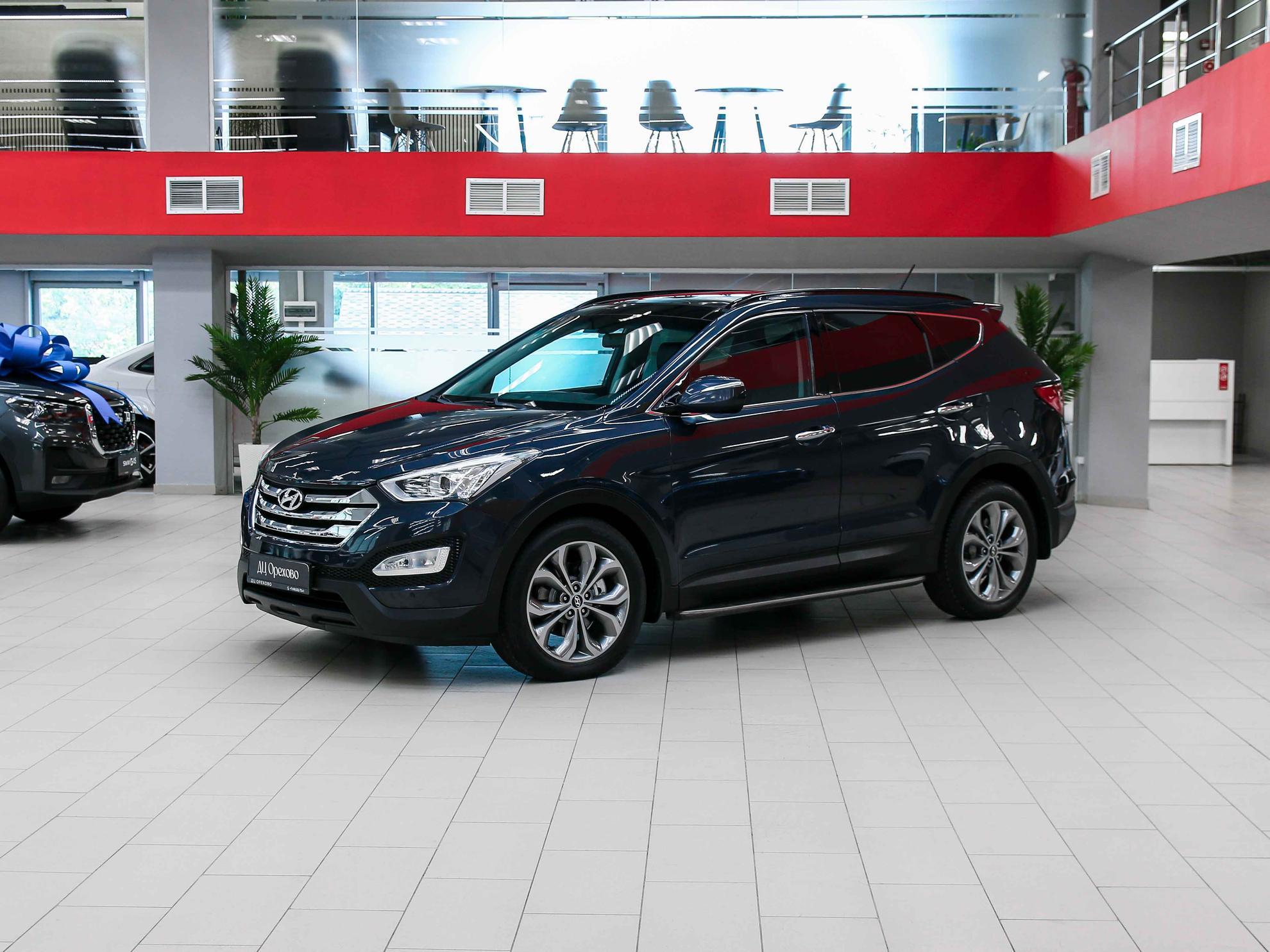 Hyundai Santa Fe 2013, синий, ДЦ Орехово